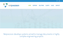 Tablet Screenshot of netprecision.com.br